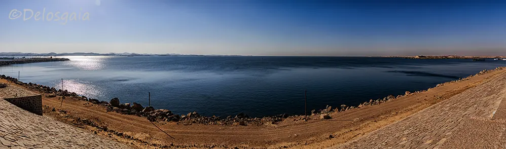 Aswan dam en Lake Nasser