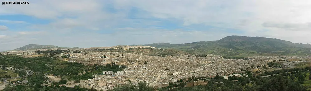 Uitzicht op de stad Fes