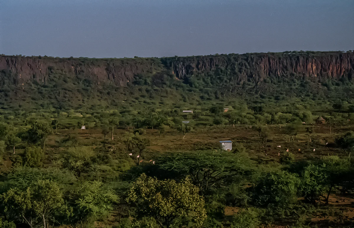 Normal fault of East-African Rift