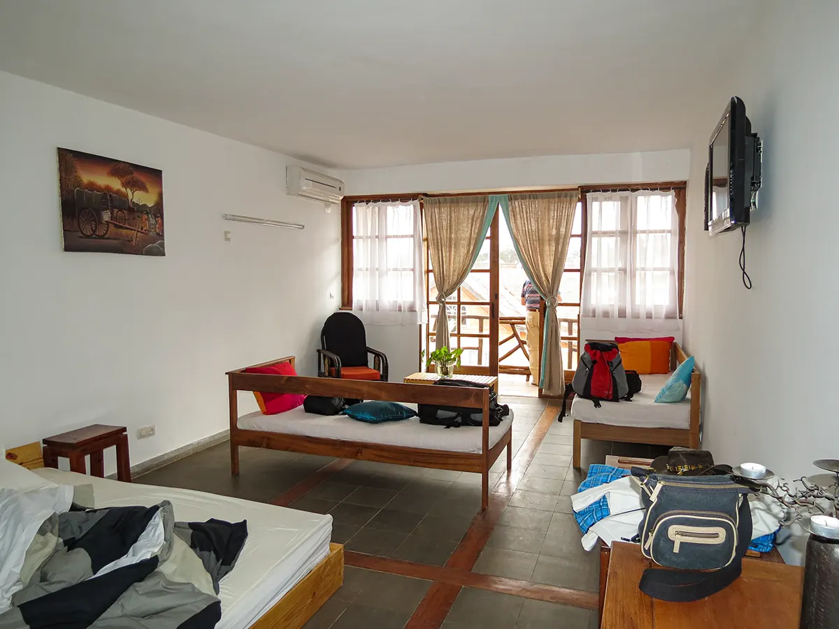 Kamers in het hotel in Antananarivo