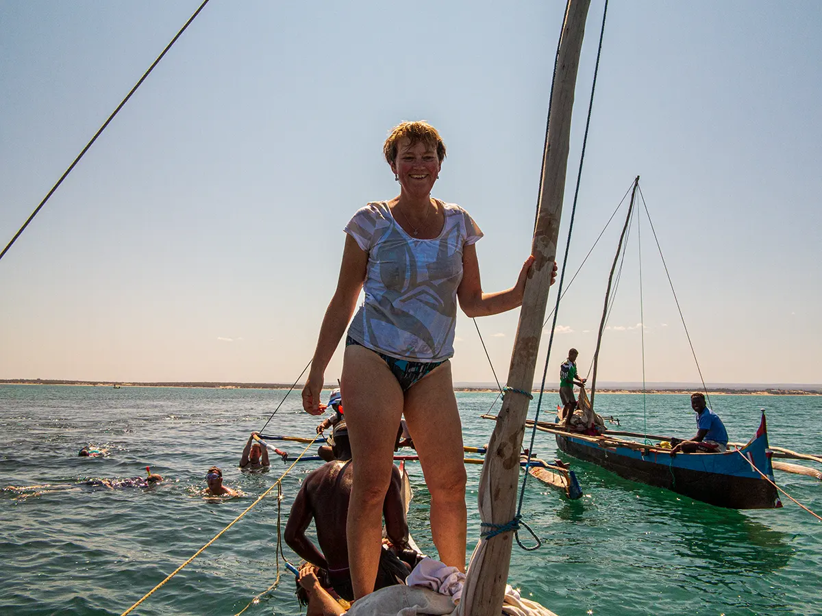 Snorkelen aan de rand van de lagune