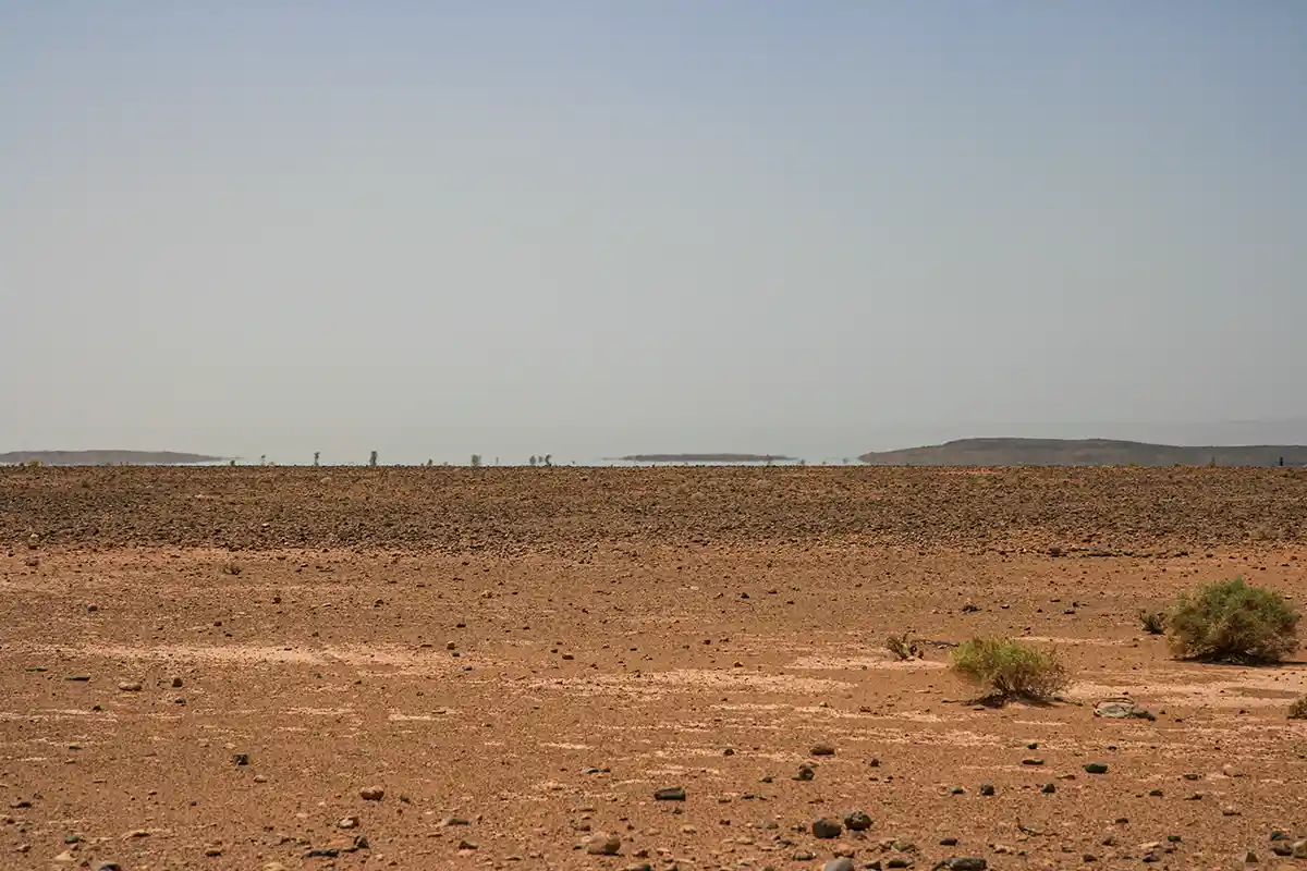 Luchtspiegeling in de Sahara